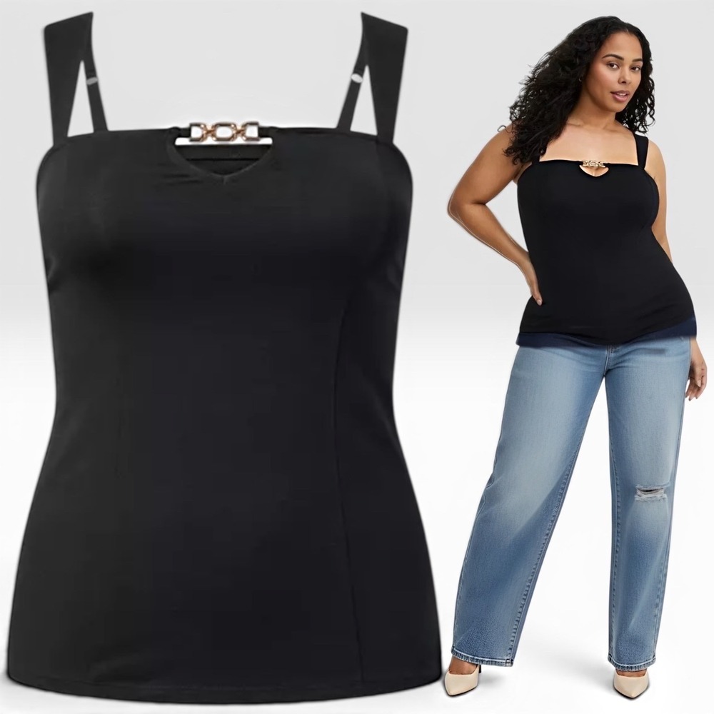 TORRID Foxy Chain Front Tank NWT Size 3X